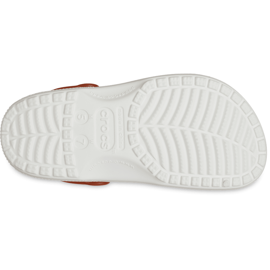 White University of Texas Classic Clog - Bottom - Crocs