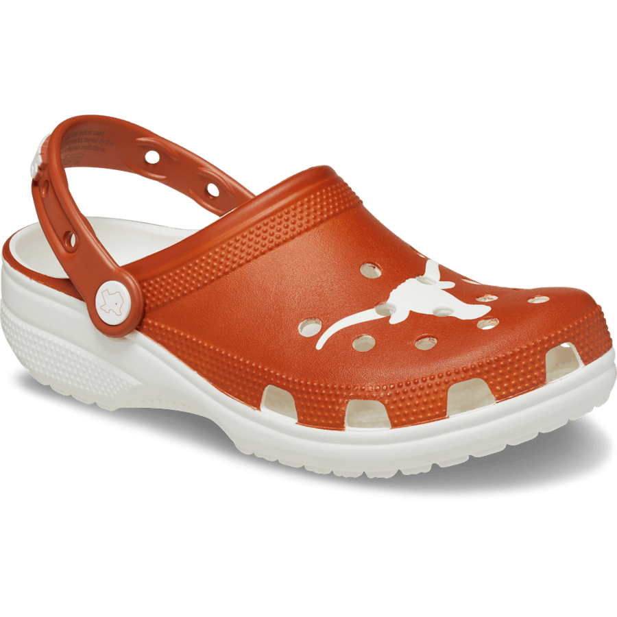 White University of Texas Classic Clog - Angle - Crocs