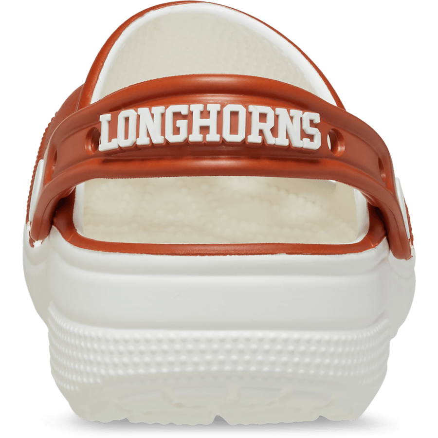 White University of Texas Classic Clog - Back - Crocs