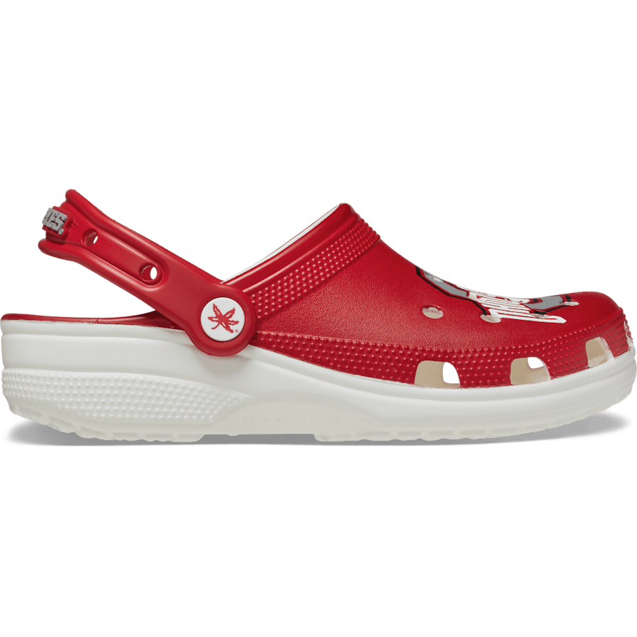 White Ohio State Classic Clog - Top - Crocs