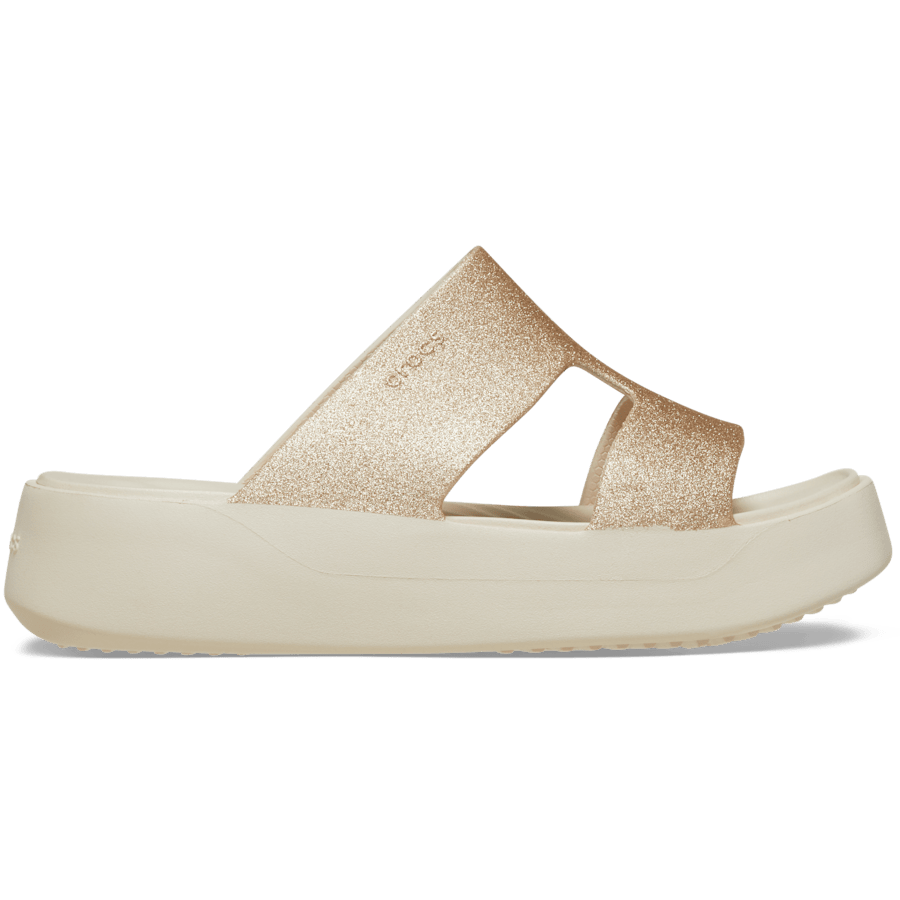 Stucco Getaway Platform Glitter H-Strap - Side - Crocs