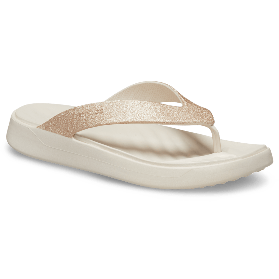 Stucco Getaway Glitter Flip - Angle - Crocs