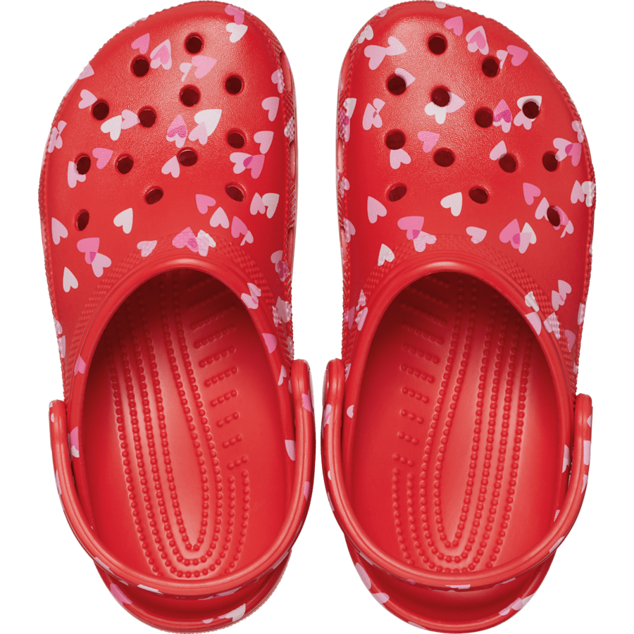 Cherry Red Classic Valentine’s Day Clog - Top - Crocs