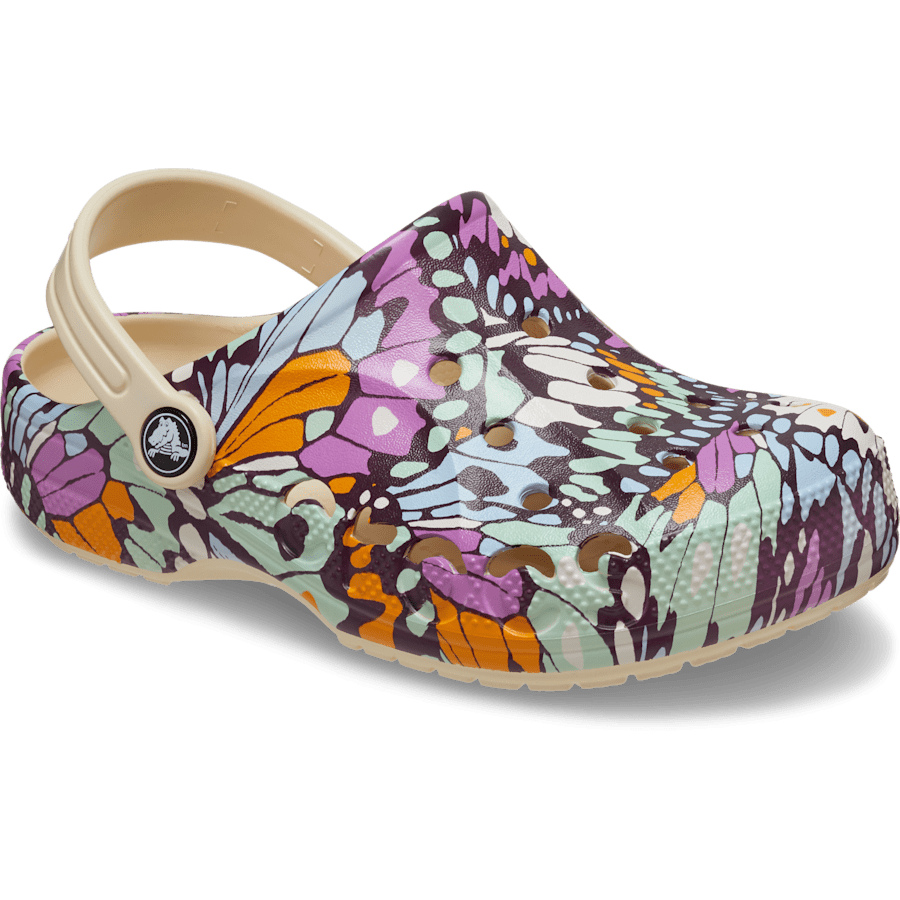 Colour Kids' Baya Seasonal Printed Clog - Angle - Crocs
