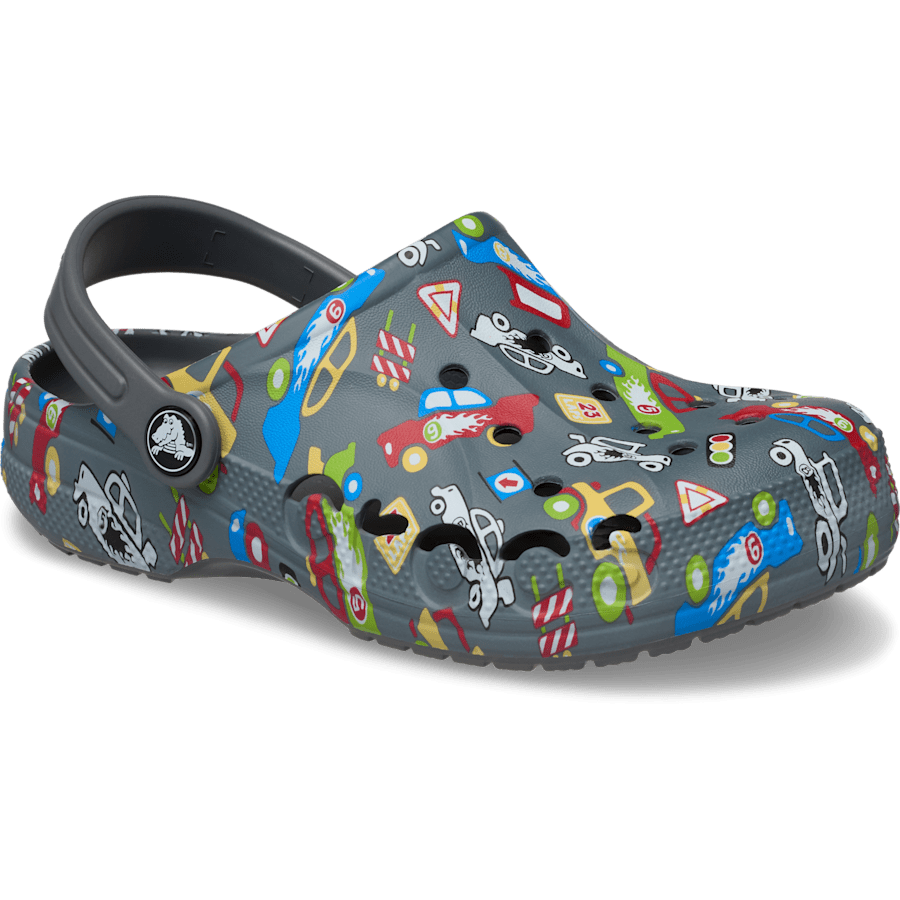Colour Kids' Baya Seasonal Printed Clog - Angle - Crocs