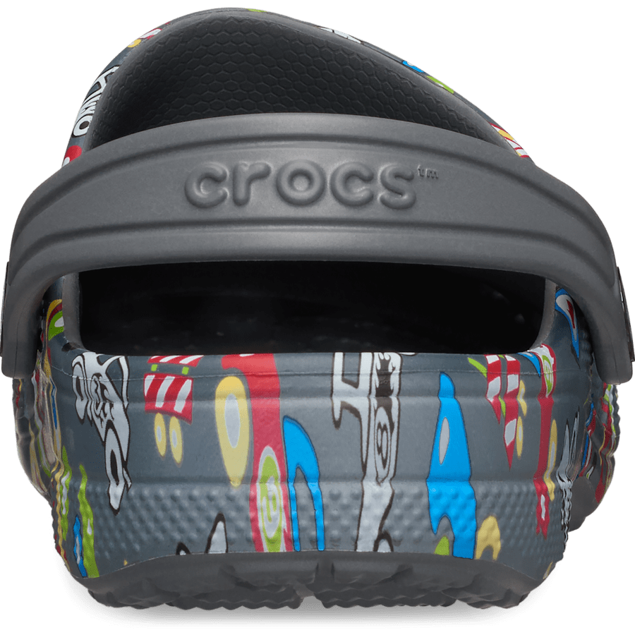 Colour Kids' Baya Seasonal Printed Clog - Back - Crocs