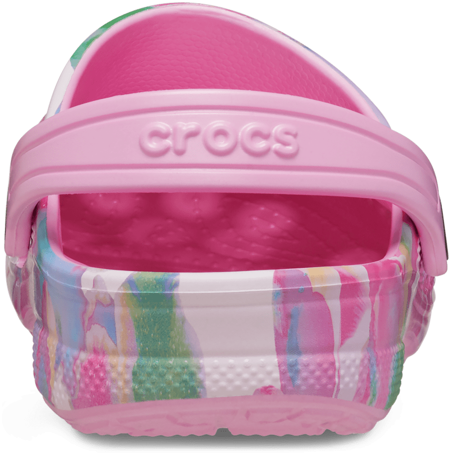 Colour Toddlers’ Baya Seasonal Printed Clog - Back - Crocs