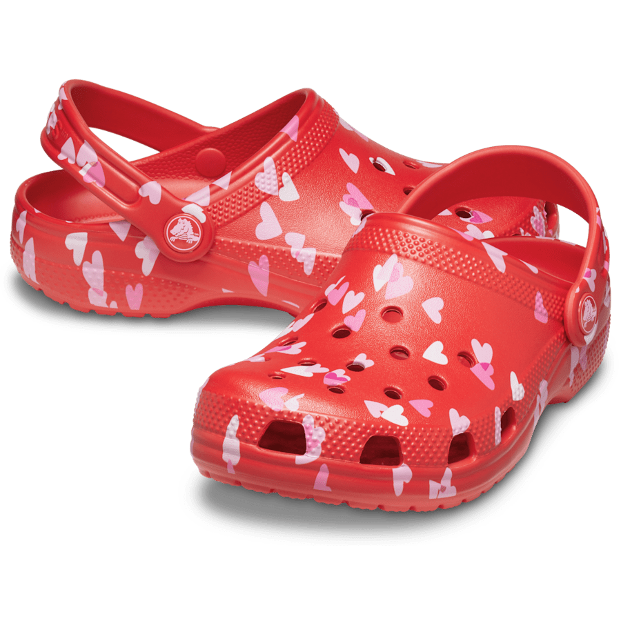 Cherry Red Toddler Classic Valentine’s Day Clog - Pair - Crocs