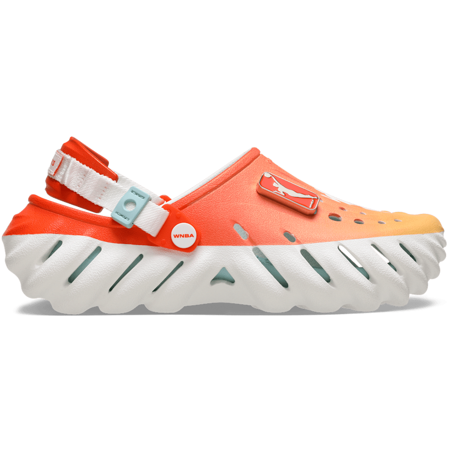 White WNBA Echo Clog - Side - Crocs