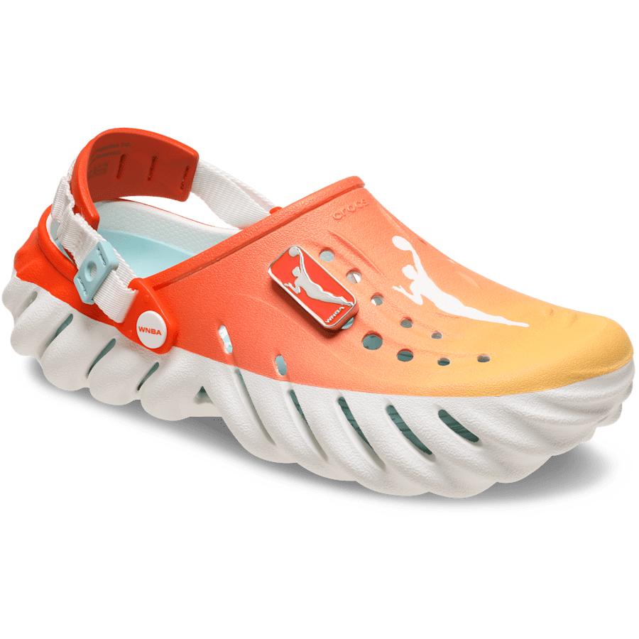 White WNBA Echo Clog - Angle - Crocs