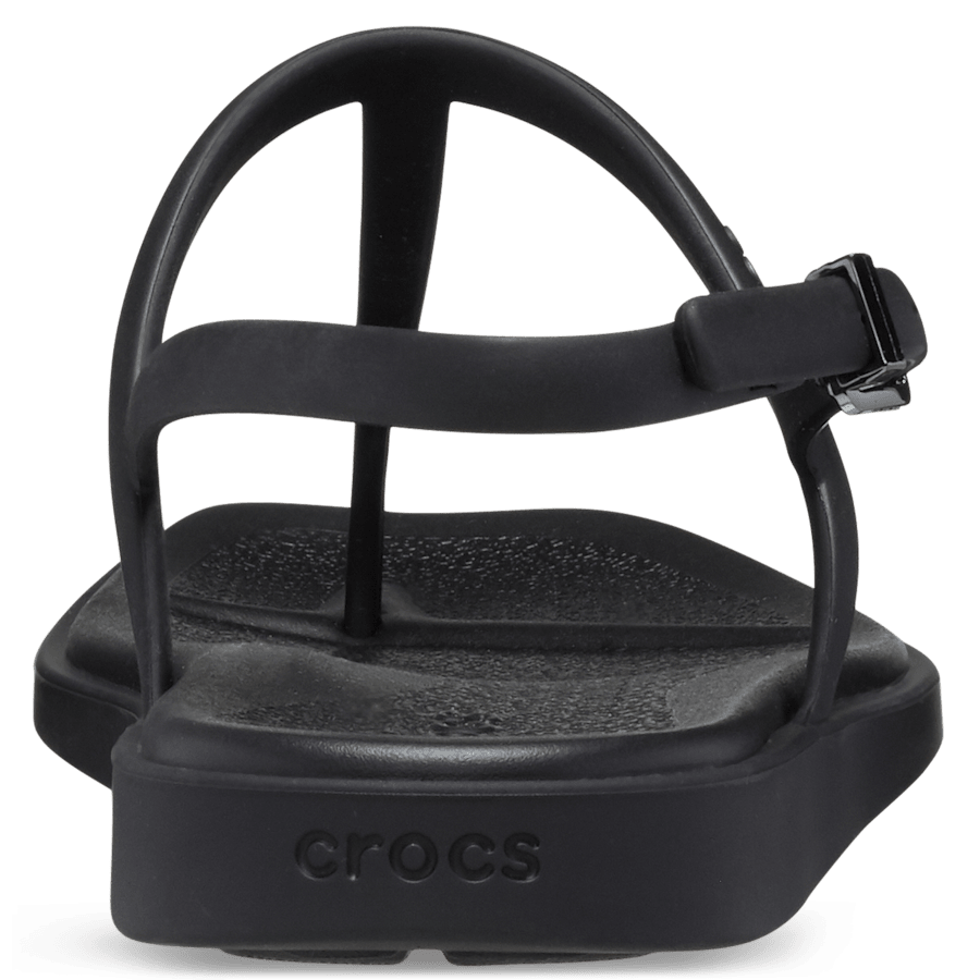 Black Women's Miami Thong Flip - Back - Crocs