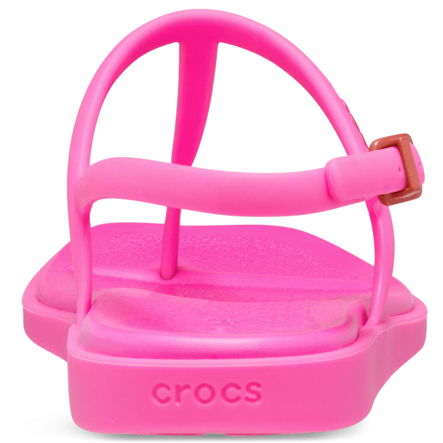 Pink Crush Women's Miami Thong Flip - Back - Crocs