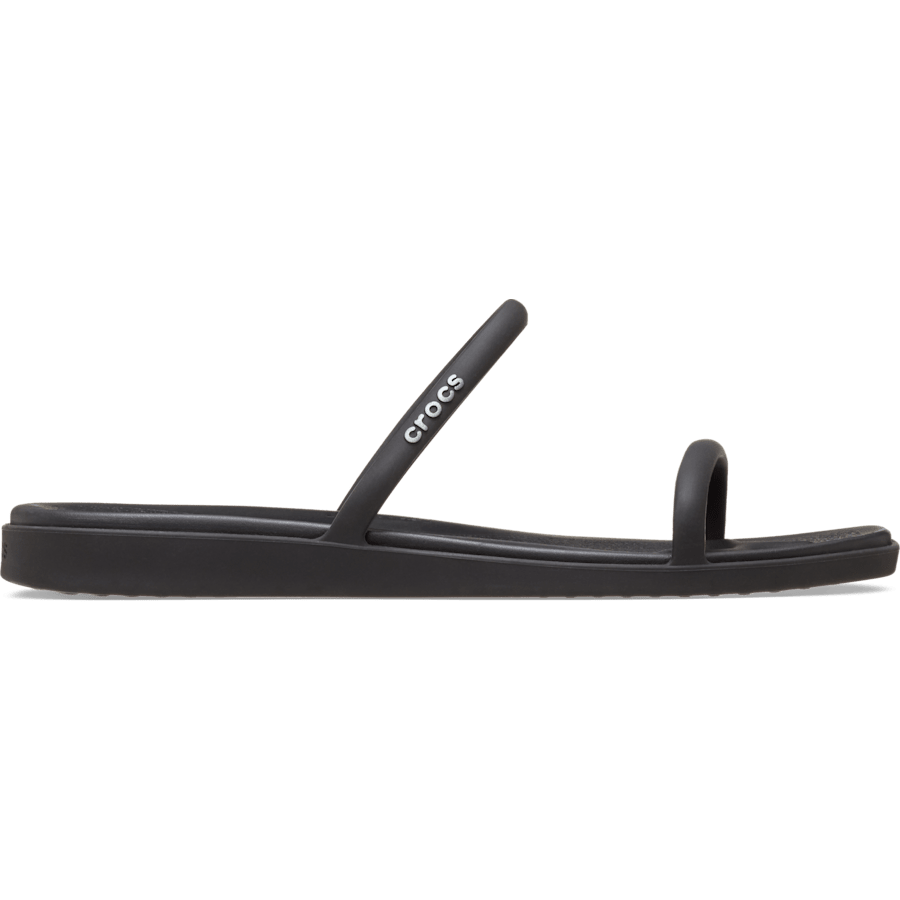 Black Miami Two Strap Sandal - Side - Crocs