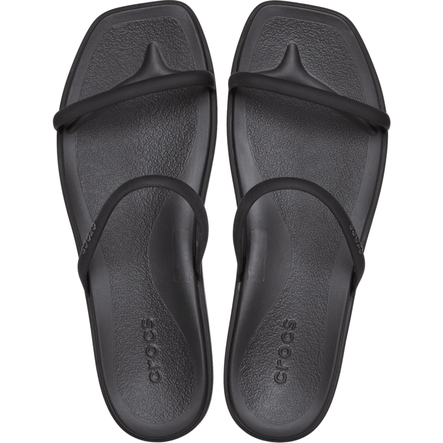 Black Miami Two Strap Sandal - Top - Crocs