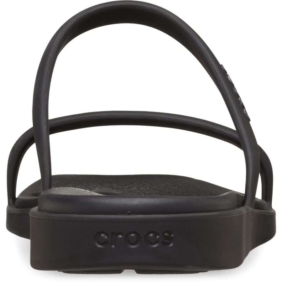 Black Miami Two Strap Sandal - Back - Crocs