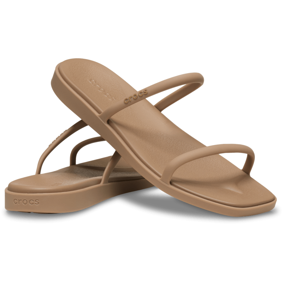 Milk Chocolate Miami Two Strap Sandal - Pair - Crocs