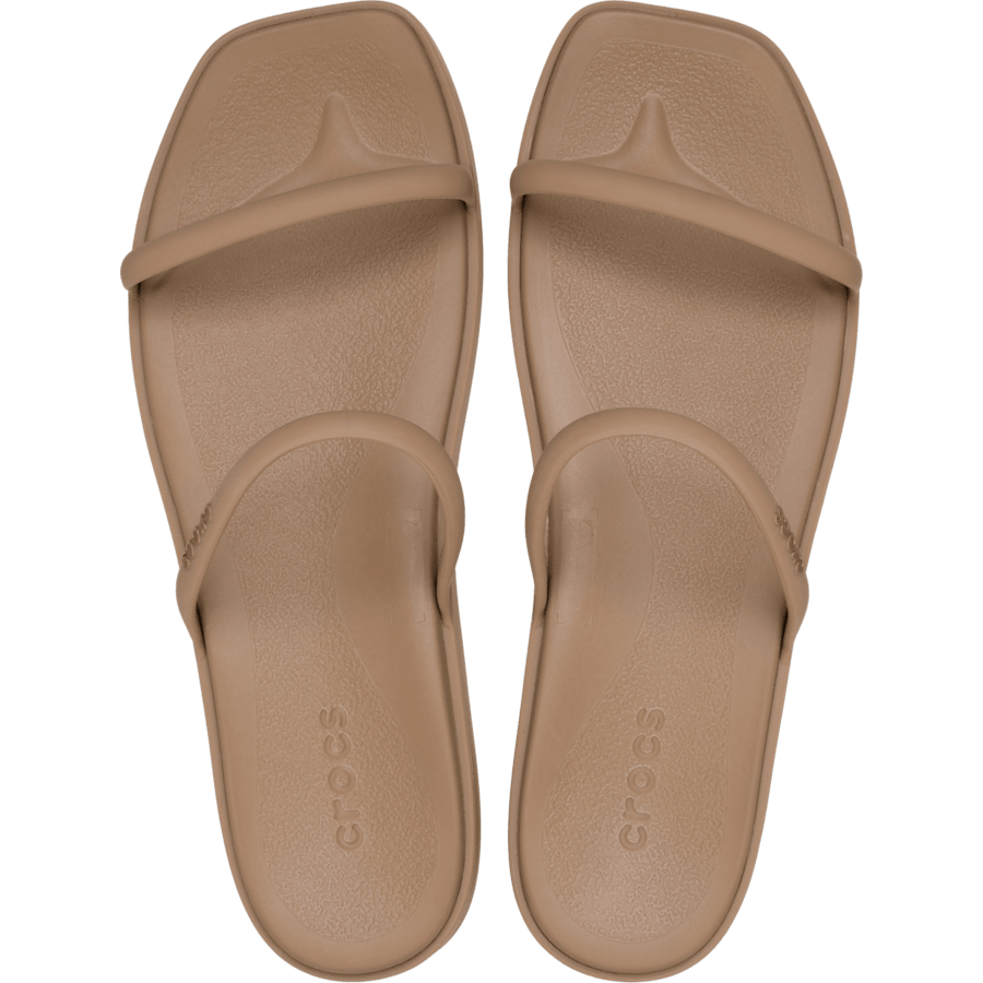 Milk Chocolate Miami Two Strap Sandal - Top - Crocs