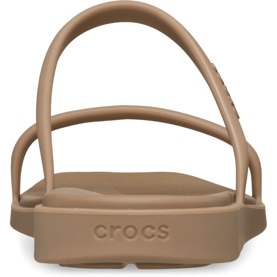 Milk Chocolate Miami Two Strap Sandal - Back - Crocs