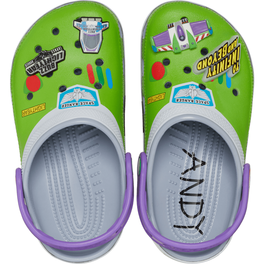 Blue Grey Kids’ Buzz Lightyear Classic Clog - Top - Crocs