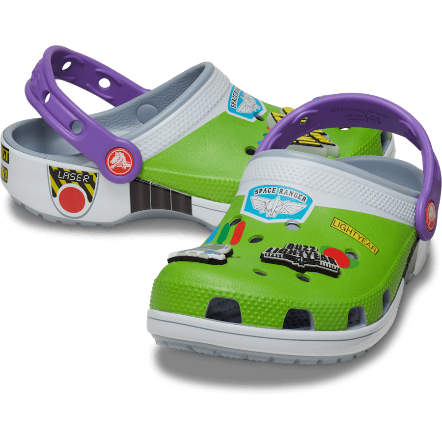 Blue Grey Toddlers' Disney Pixar's Toy Story Buzz Classic Clog - Pair - Crocs