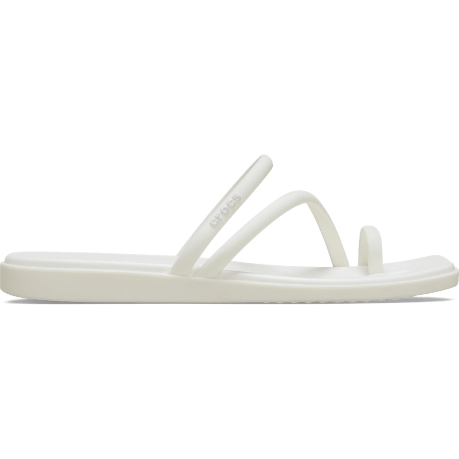Chalk Miami Toe Loop Sandal - Side - Crocs