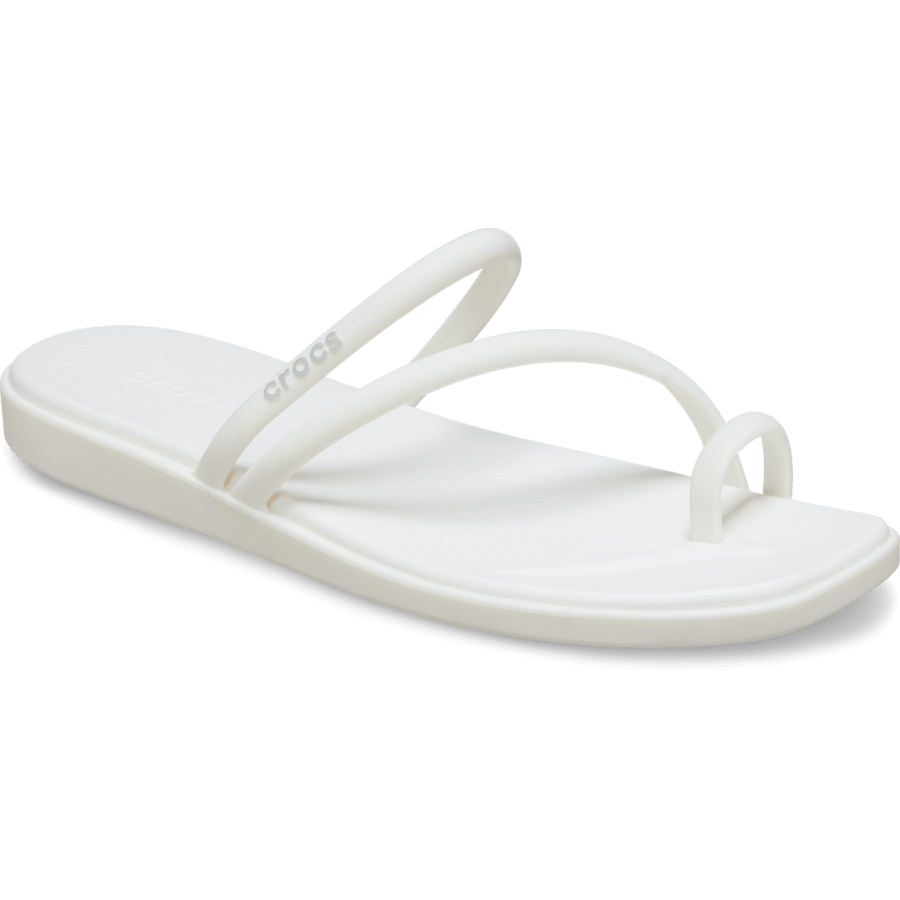 Chalk Miami Toe Loop Sandal - Angle - Crocs