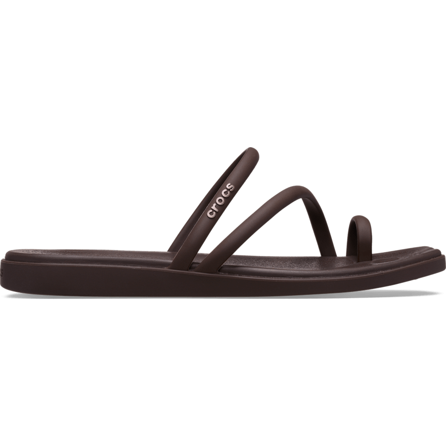 Coffee Women's Miami Toe Loop Sandal - Side - Crocs