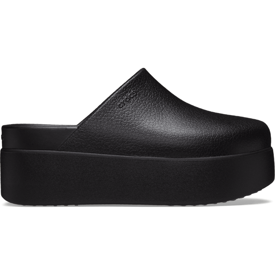 Black Dylan Platform Clog - Side - Crocs