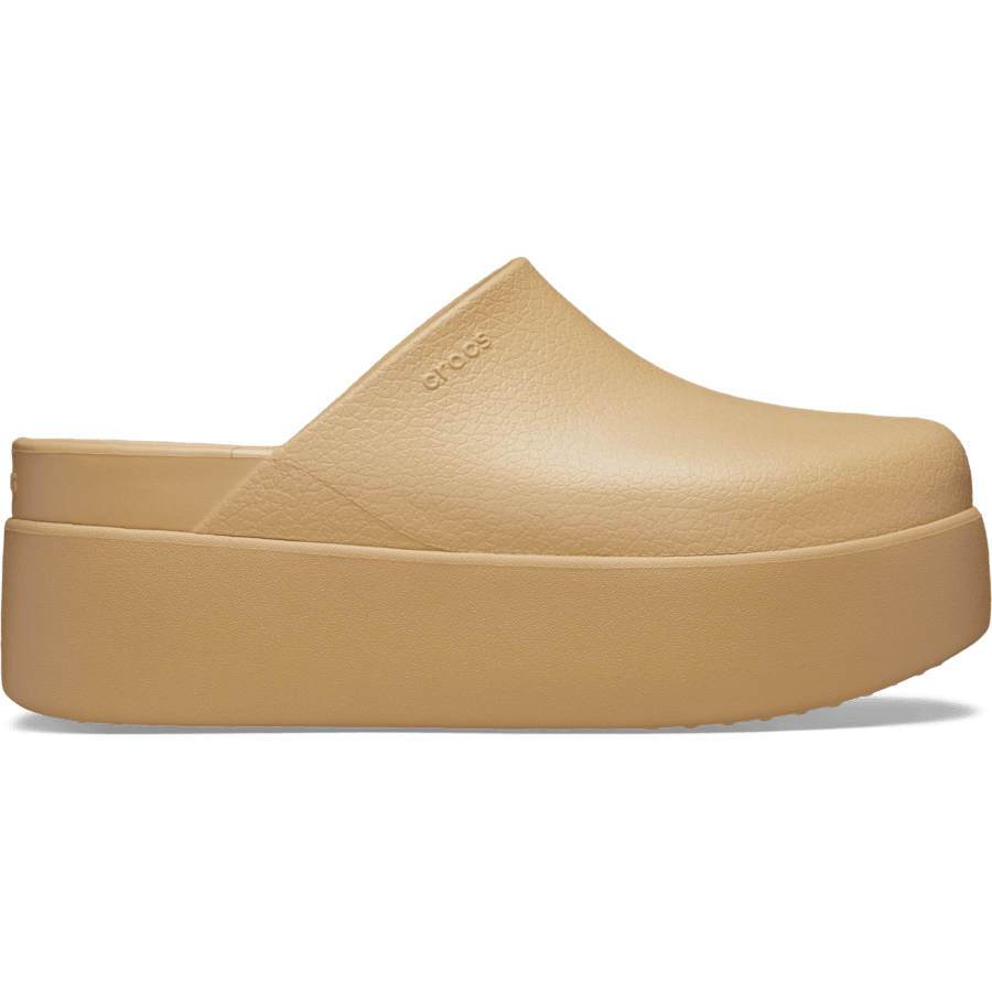 Wheat Dylan Platform Clog - Side - Crocs