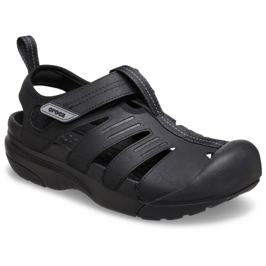 Black Men's Yukon Fisherman - Angle - Crocs