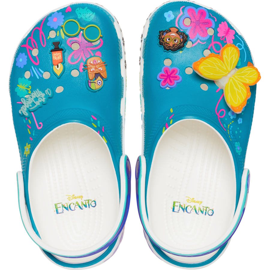 White Kids' Encanto Mirabel Classic Clog - Top - Crocs
