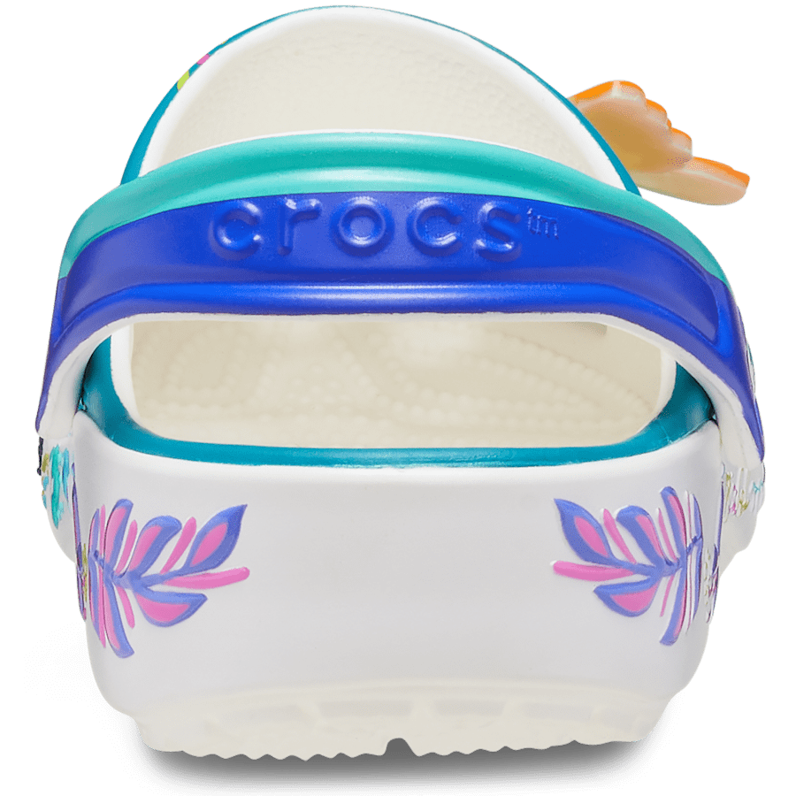 White Kids' Encanto Mirabel Classic Clog - Back - Crocs