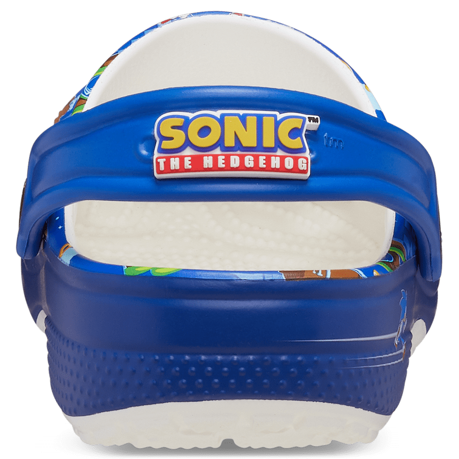 Blue Bolt / Multi Toddlers' Sonic the Hedgehog Classic Clog - Back - Crocs