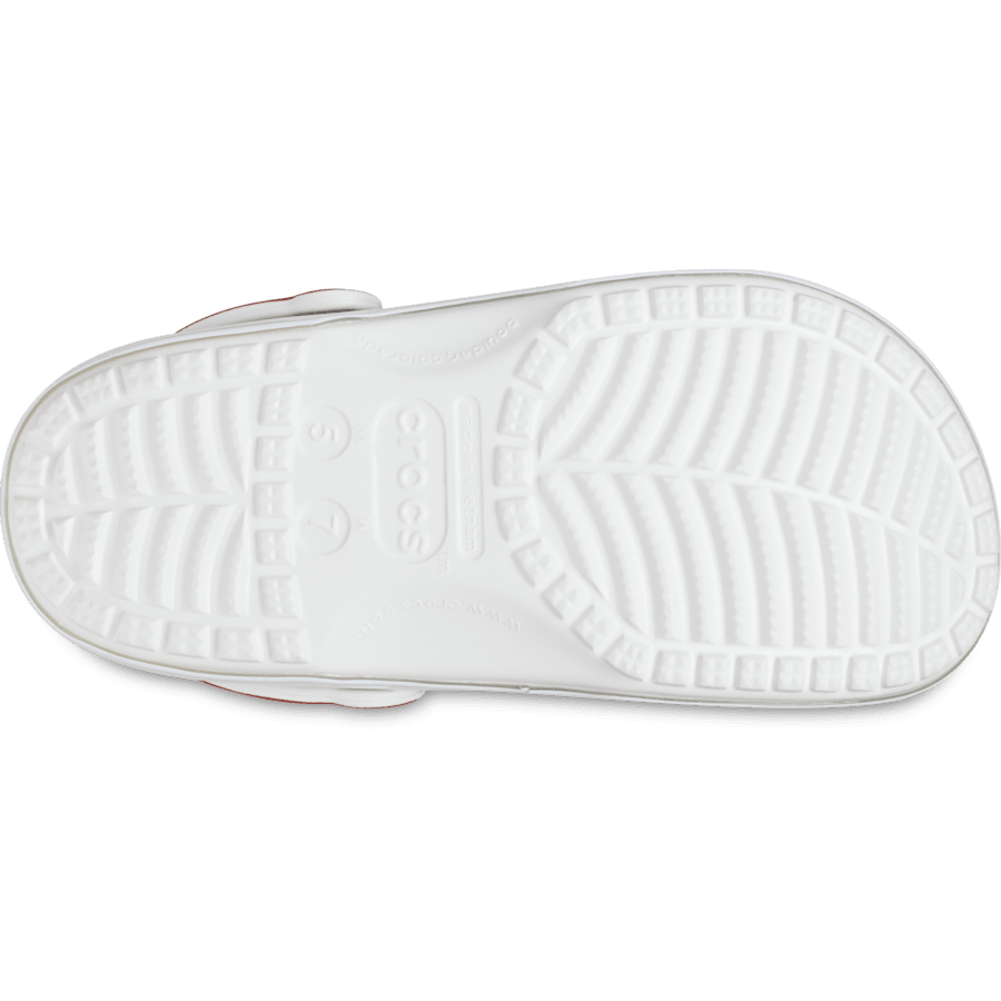 White Naruto Jiraiya Classic Clog - Bottom - Crocs