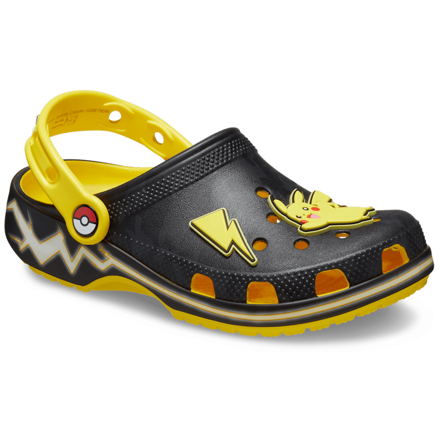 Lemon Toddlers' Pokemon Pikachu Classic Clog - Angle - Crocs