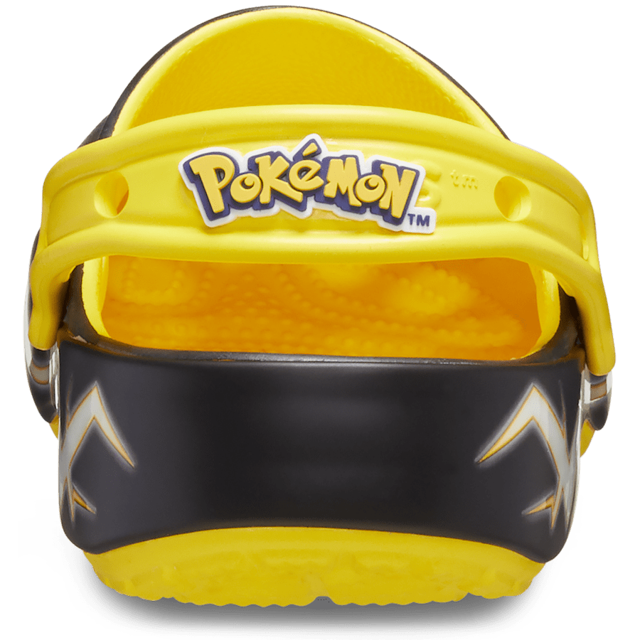 Lemon Toddlers' Pokemon Pikachu Classic Clog - Back - Crocs