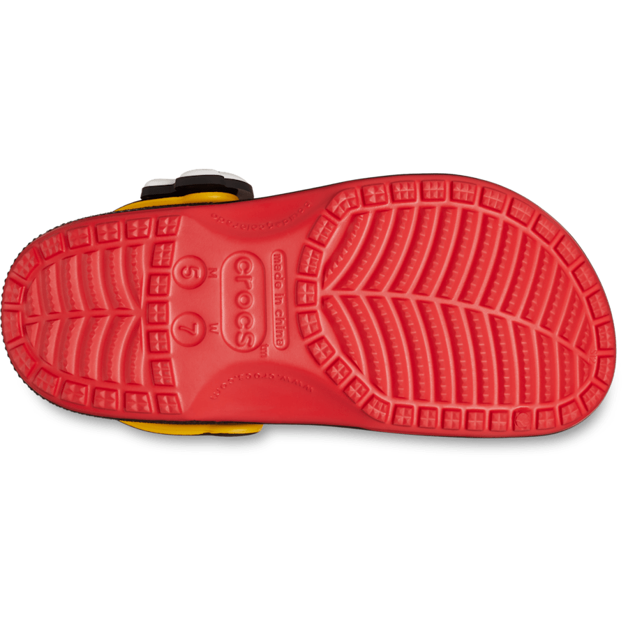 Flame Mickey Mouse Classic Clog - Bottom - Crocs