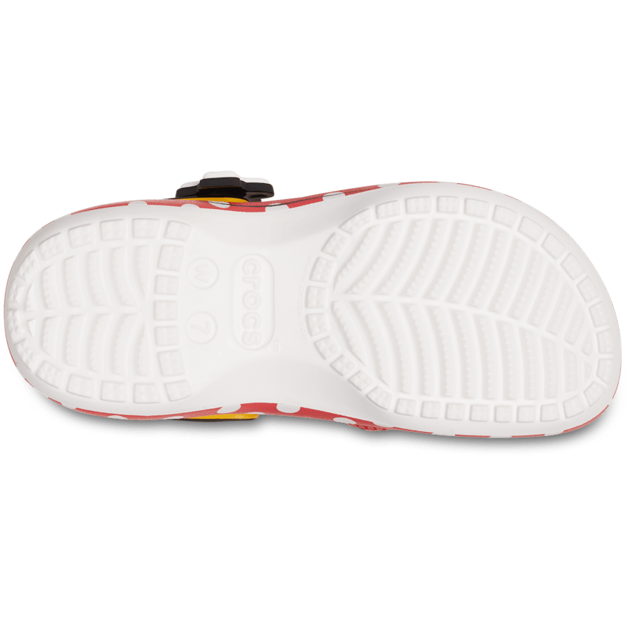White Minnie Mouse Classic Platform Clog - Bottom - Crocs
