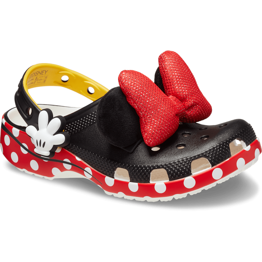 Multi Kids' Minnie Mouse Classic Clog - Angle - Crocs