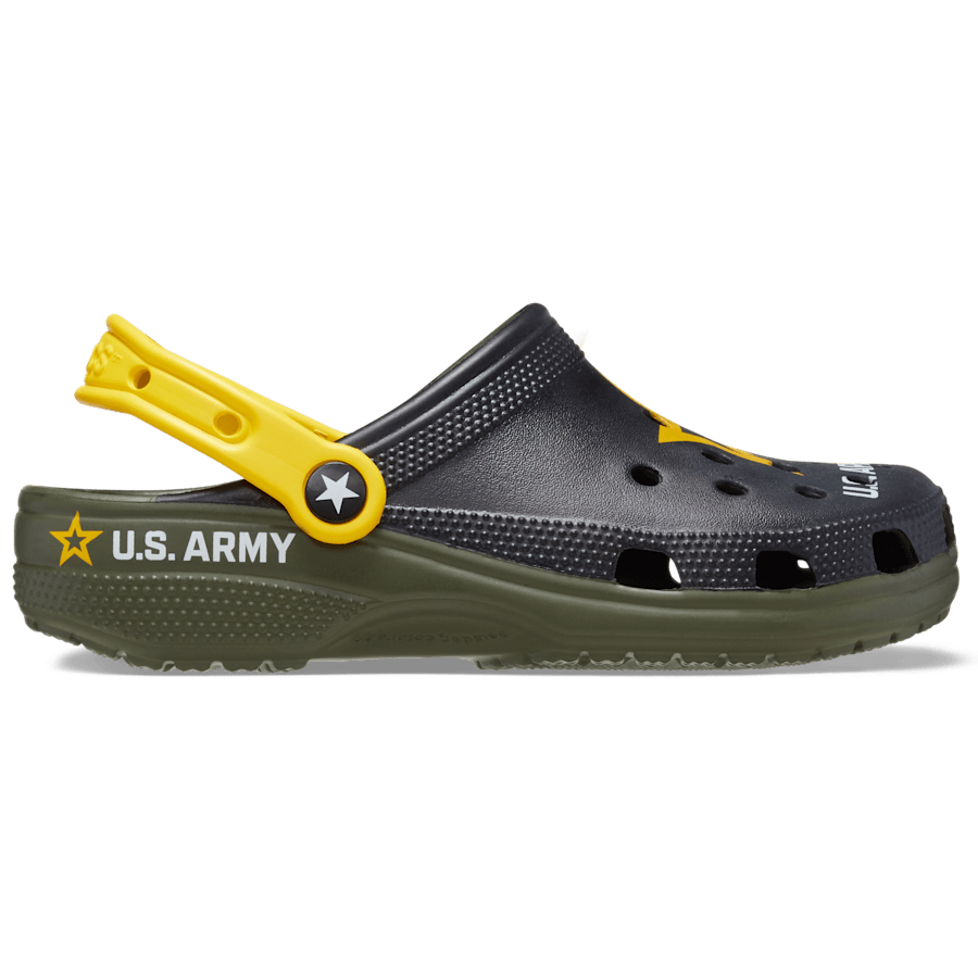 Army Green U.S. Army Classic Clog - Side - Crocs
