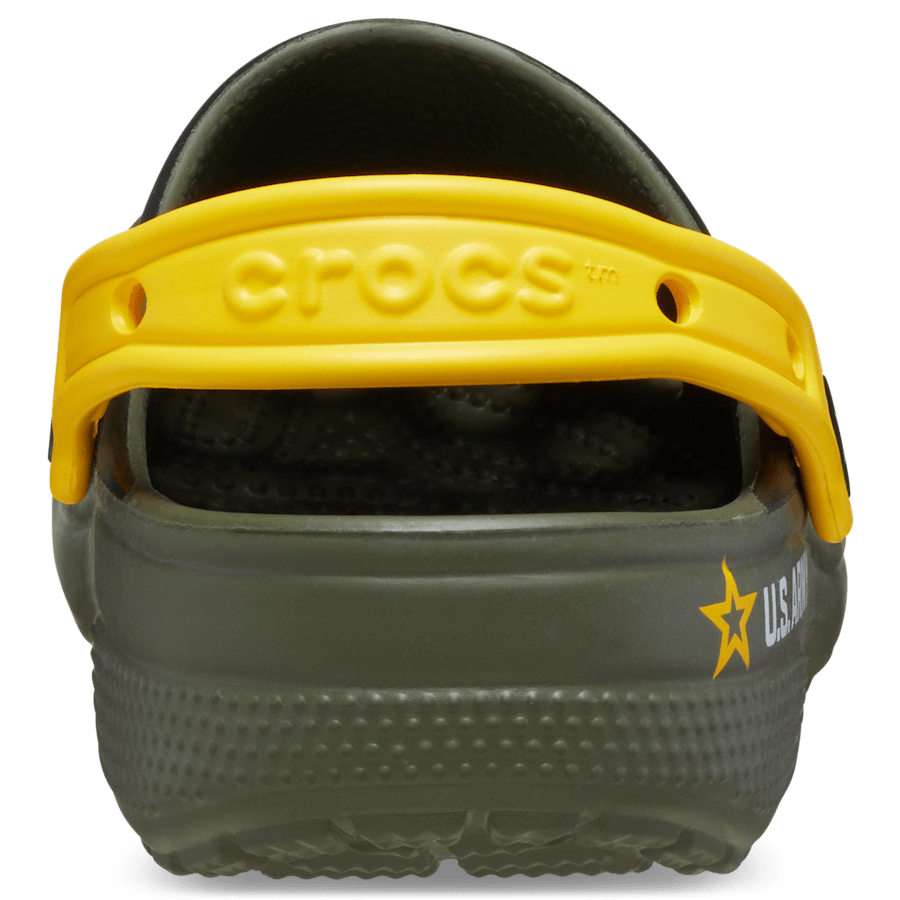 Army Green U.S. Army Classic Clog - Back - Crocs