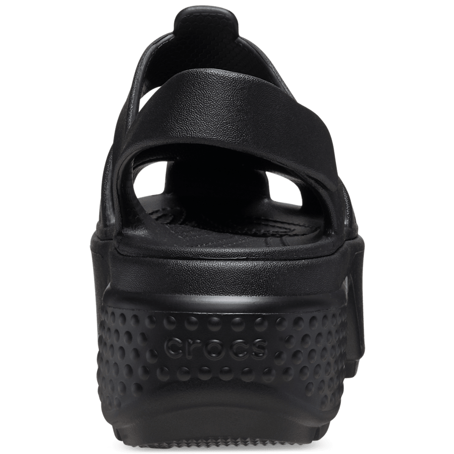 Black Stomp Fisherman Sandal - Back - Crocs
