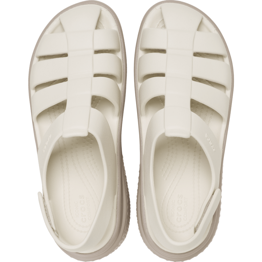 Almond Tint Stomp Fisherman Sandal - Custom Angle - Crocs