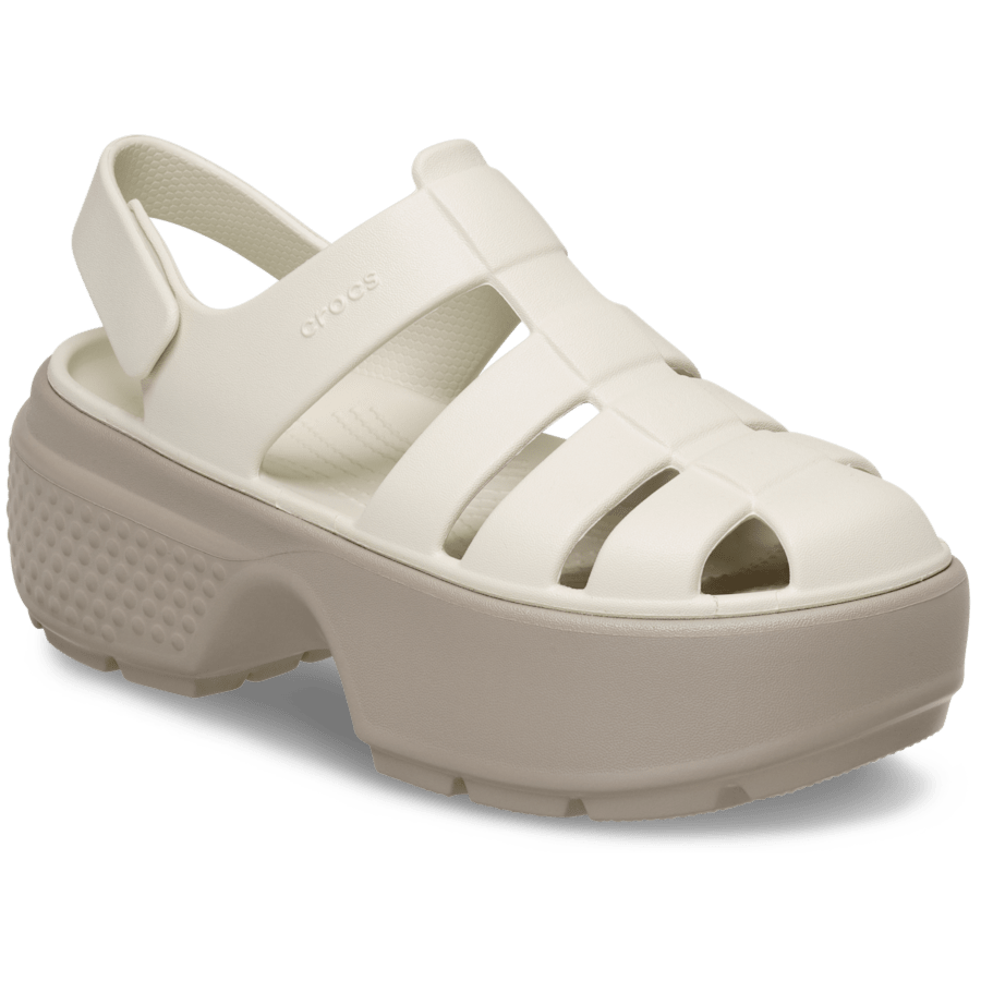 Almond Tint Stomp Fisherman Sandal - Custom Angle - Crocs