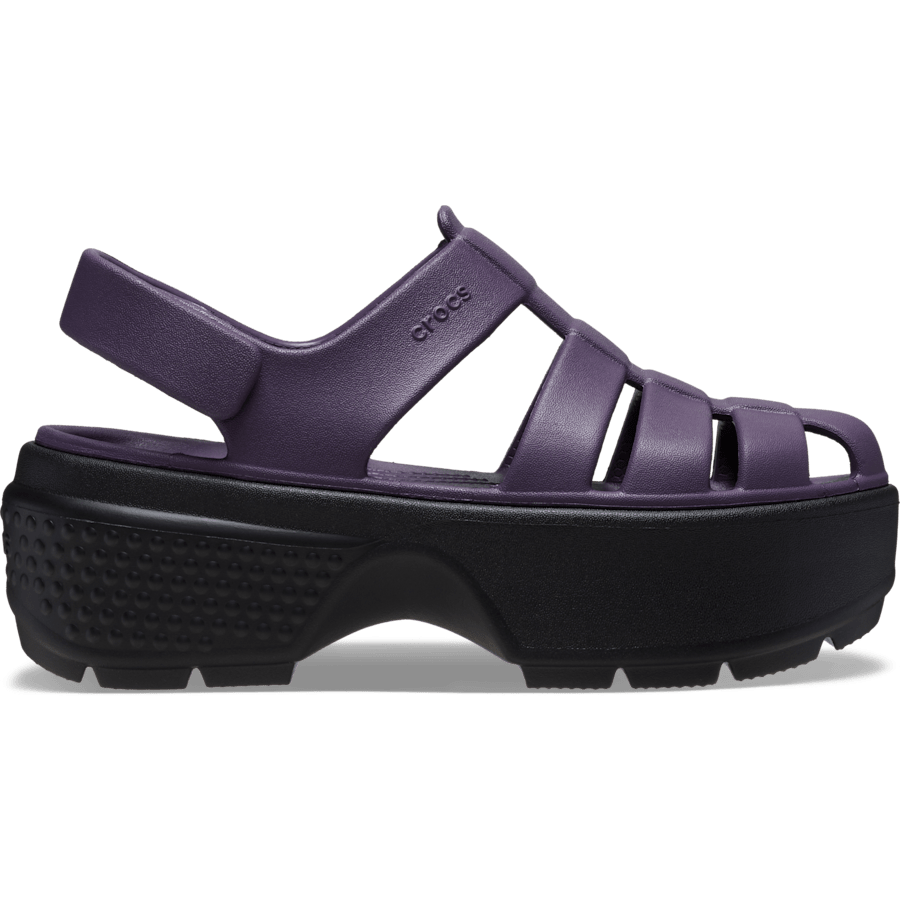 Dark Iris Stomp Fisherman Sandal - Side - Crocs