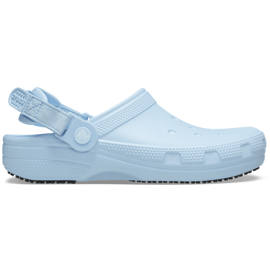 Blue Frost Classic Work Clog - Side - Crocs PFD