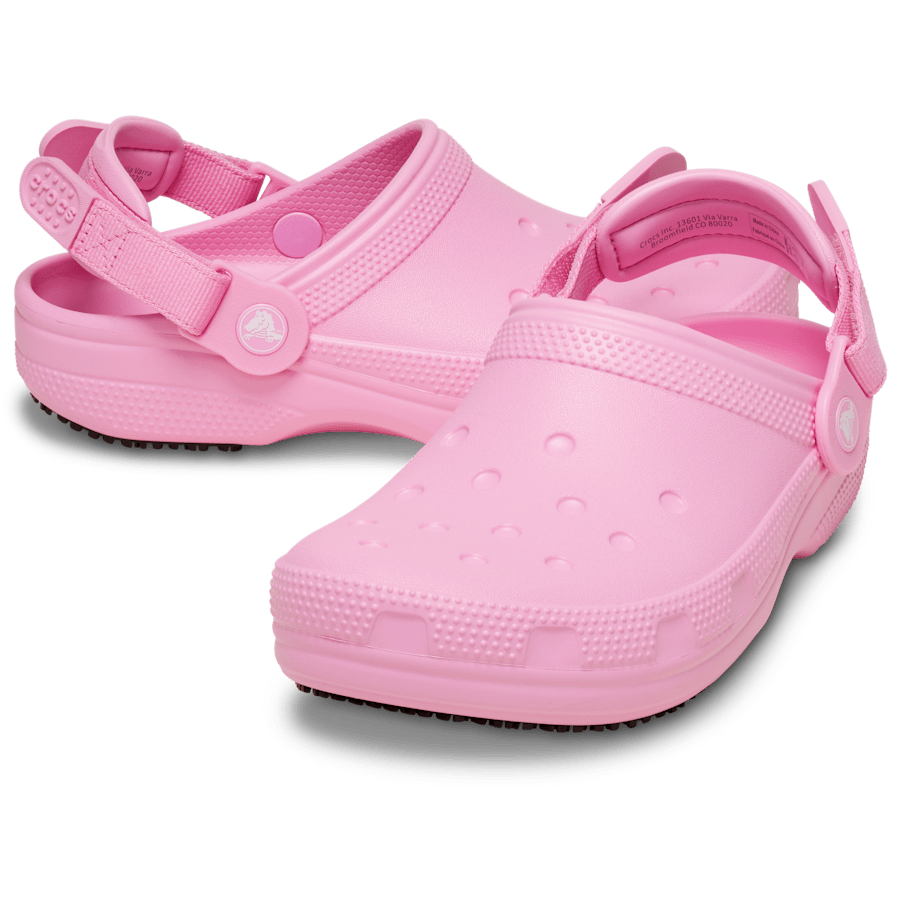 Pink Tweed Classic Work Clog - Pair - Crocs PFD