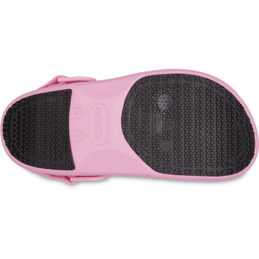 Pink Tweed Classic Work Clog - Bottom - Crocs PFD