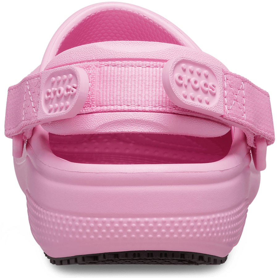 Pink Tweed Classic Work Clog - Back - Crocs PFD