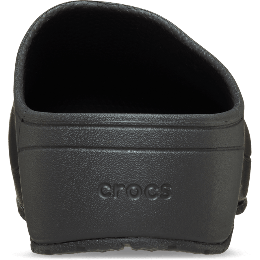 Black Crocs Classic Quiet Clog - Back - Crocs
